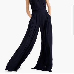 Jcrew Collection pull-on wide leg pant